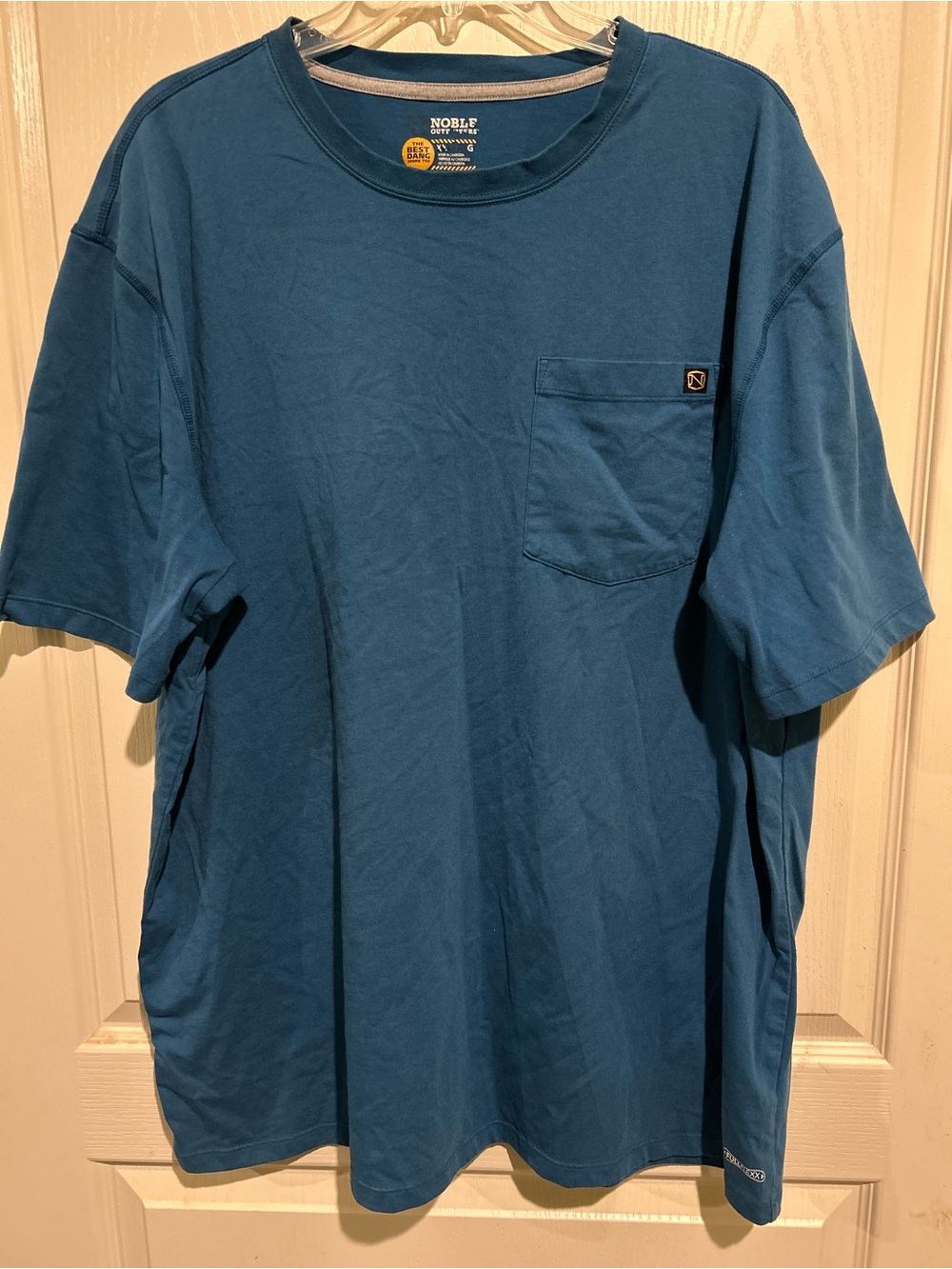 Men's Teal Pocket Short-Sleeve Tee